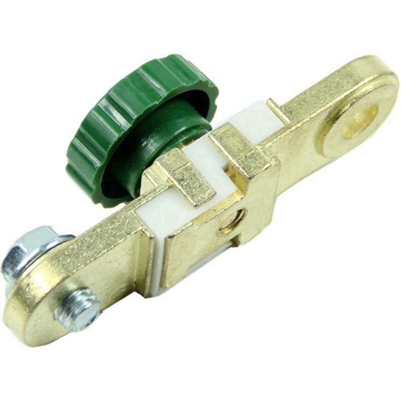 Car Auto Side Post Battery Master Disconnect Cut Off Switch & Copper Battery Terminal Link Switch