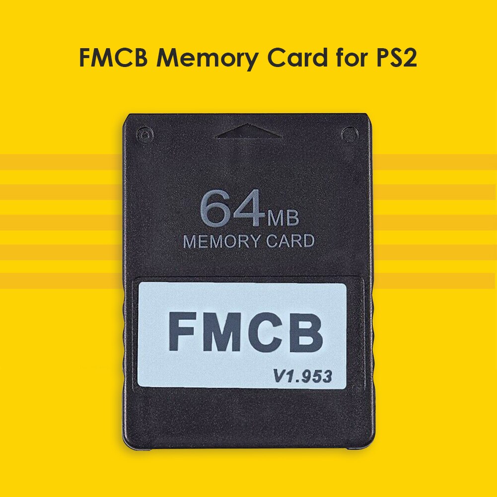 100% Originele Fmcb Gratis Mcboot Kaart V1.953 Voor Sony PS2 Playstation2 Ps 2 Console 8Mb/16Mb/32Mb/64Mb Geheugenkaart Opl Mc Boot