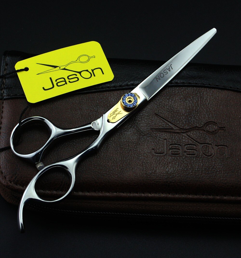 6 Inch Jason Fabriek Prijs Kappers Schaar Jp 440C Diamante Kappers Snijden Schaar Dunner Schaar Haar Schaar