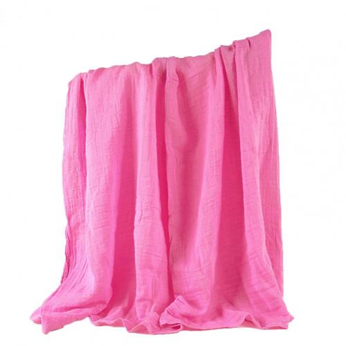 Morbida coperta per bambini Swaddle tinta unita riparo panno neonato doccia coperta Swaddle per accessori per neonati: Rose Red