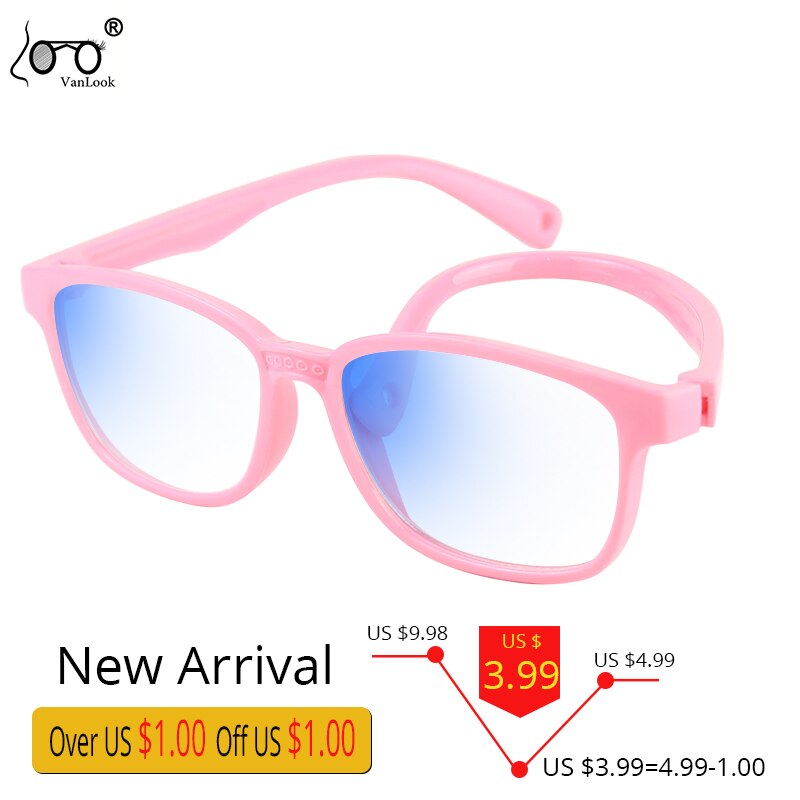 Vanlook okulary blokujące niebieskie światło komputerów dla dzieci gry ochrona ekranu UV okulary chłopcy dziewczęta okulary krzemionkowe
