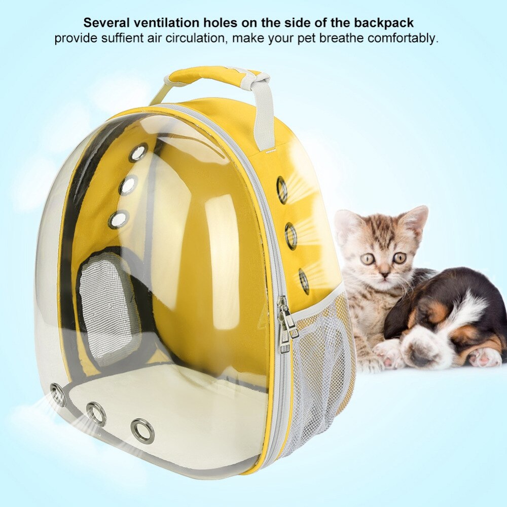 Gennemsigtig kæledyrsbærerygsæk til hunde kat kapsel corp kapsel hunde buggy vindue astronaut taske til kæledyr trave udendørs produkt