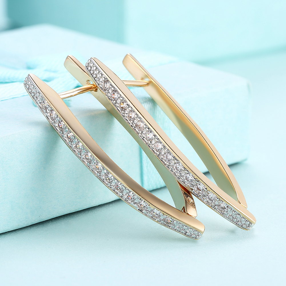 Carmen Sterling Silver Earrings plated in 18K Gold main image 1