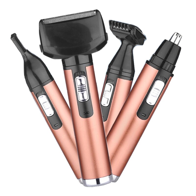 4 in 1 Multifunction Hair Remover Shaver Trimmer Kit for men Facial Leg Eyebrow Electric Epilator