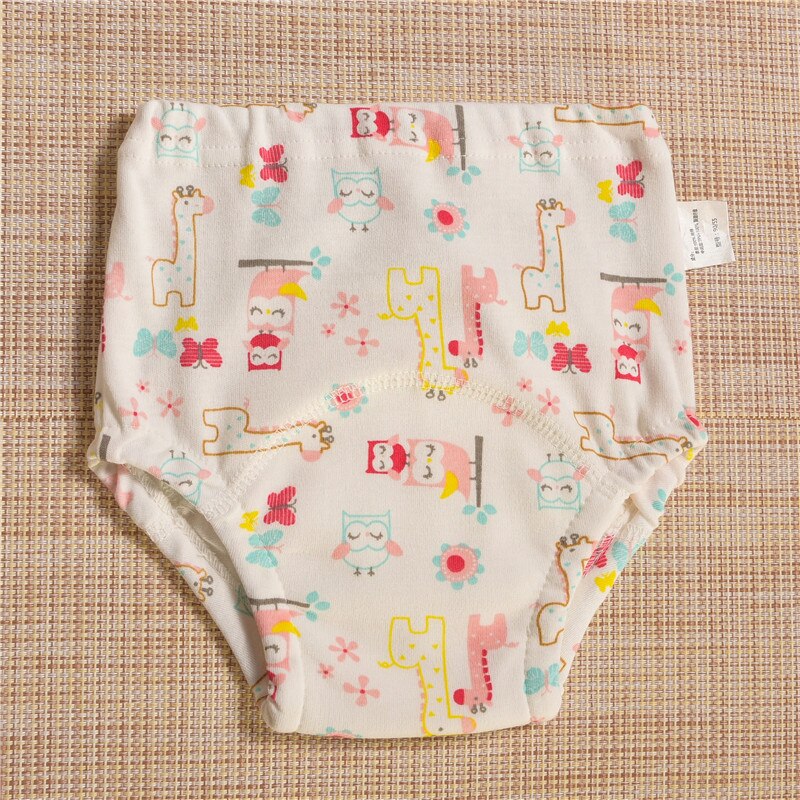 5pcs/lot Cotton Waterproof Toddler Potty Training Pants for Boys Girls Diapers Washable and Reusable Baby Breathable Nappy
