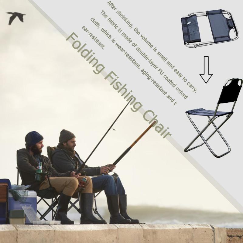 Udendørs foldestol aluminiumslegering fiskeri camping stol bbq skammel foldbar skammel bærbar picnic rejse stol pesca iscas