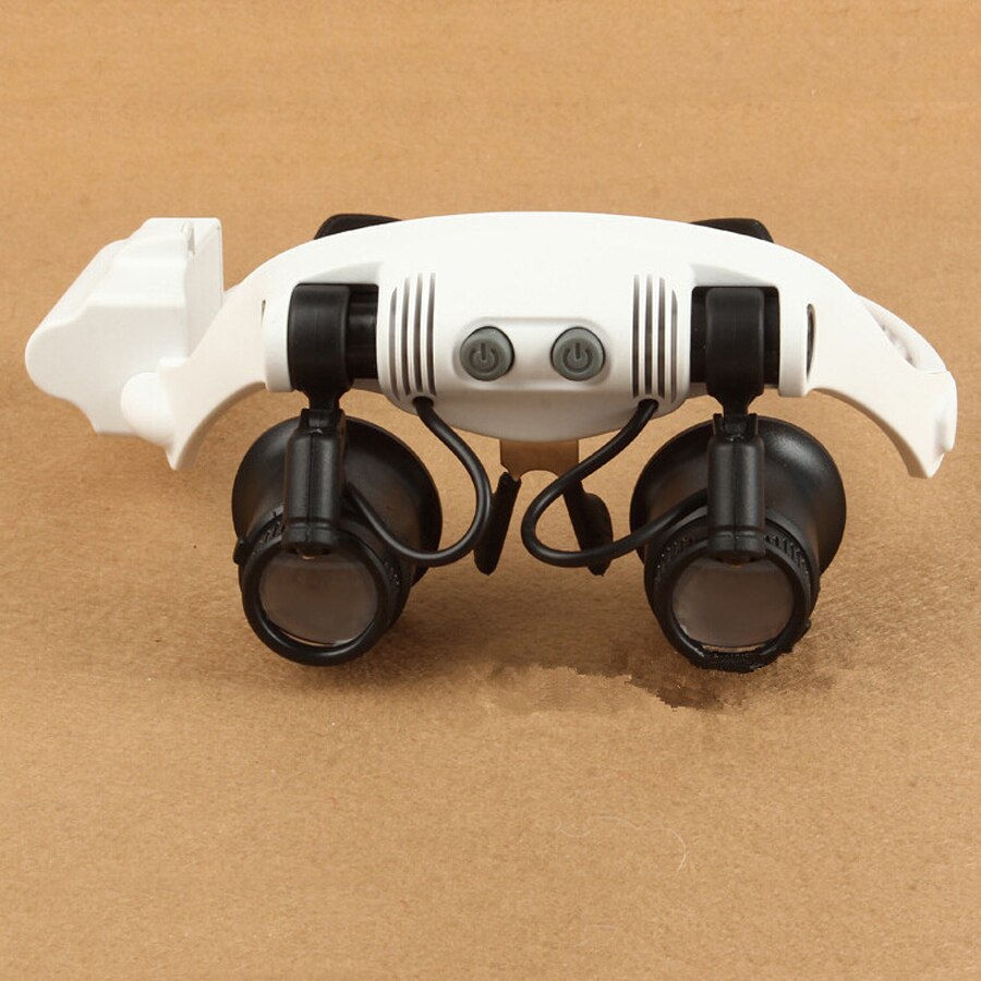 10x 15x 20x 25x High Magnification Glass Magnifier Watch Polarized Fishing Float Myopia Glasses with Led Light Night Fish Tools