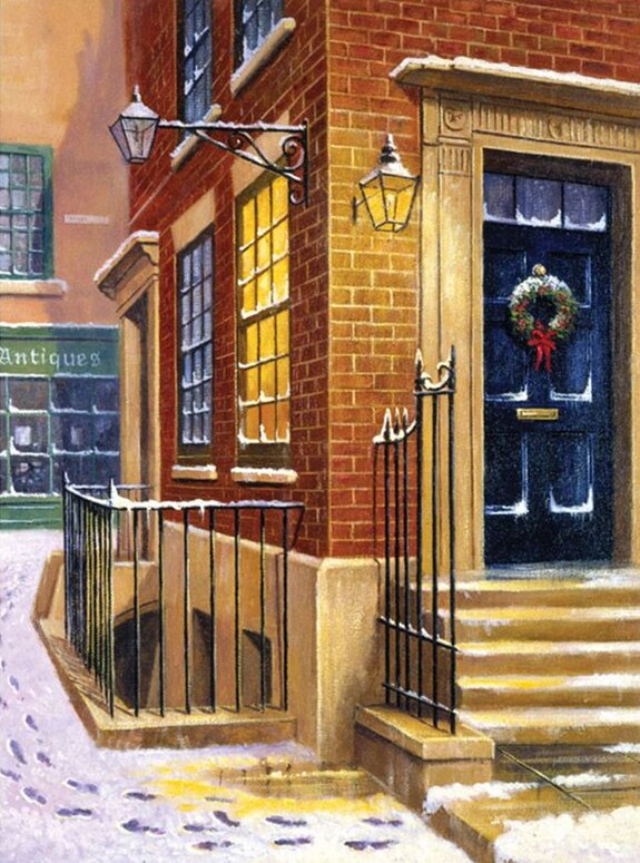 Pintura de HUACAN por números, paisajes de ciudad, Kits pintados a mano, pintura al óleo DIY sobre lienzo con dibujo de números, paisaje, decoración del hogar,: SZHC211