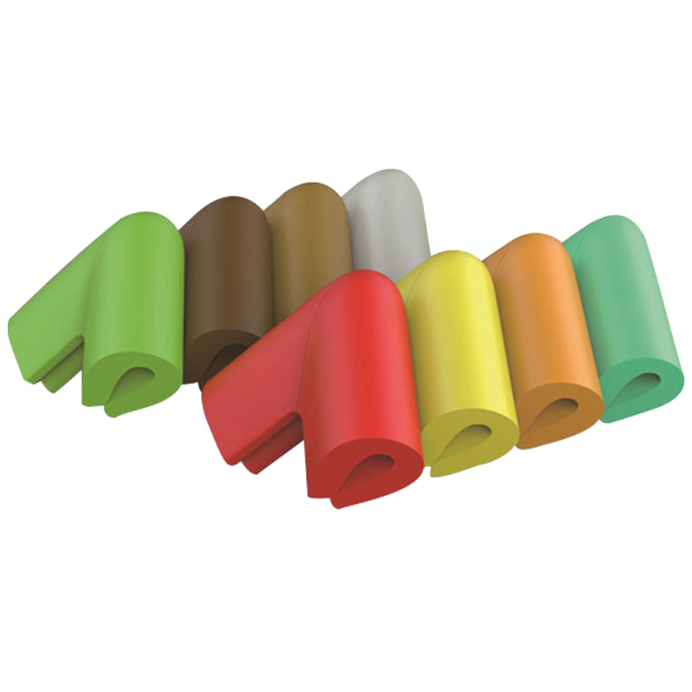 A forma di U tavolo scrivania Angolo Morbido Della Copertura Della Protezione di Sicurezza Del bambino Mobili guardia Bordo di Cura Del bambino di Sicurezza anti-collisione angolo per Interni