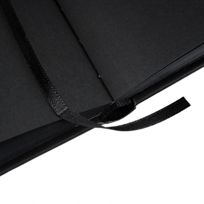 Planet Diary A5 DIY Blank Black Inner Page Sketchbook Diary for Drawing Painting Graffiti Notebook Journal