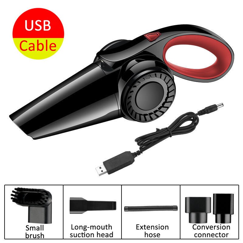 150W odkurzacz samochodowy 12V Handheld bezprzewodowy/wtyczka samochodowa 8500rocznie bardzo duża siła ssąca mokro/suchy odkurzacz 33000rpm dla samochodu Dom: biały