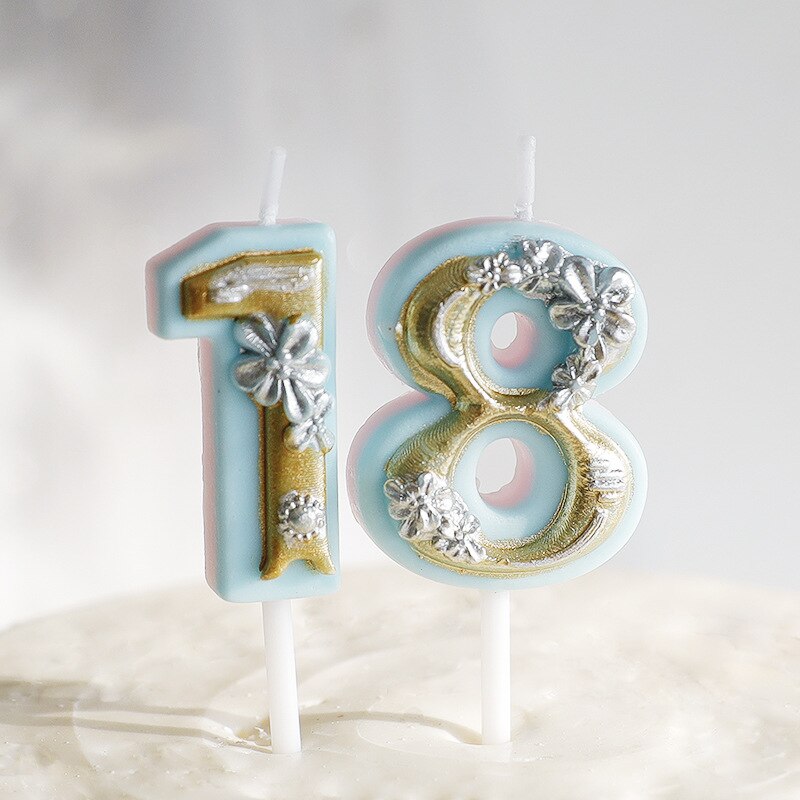 0-9 Digitale Verjaardag Kaarsen Grote Taart Kaarsen Decoratie Rookloze Verjaardag Nummer Kaars Verjaardag Bruiloft Decoratie