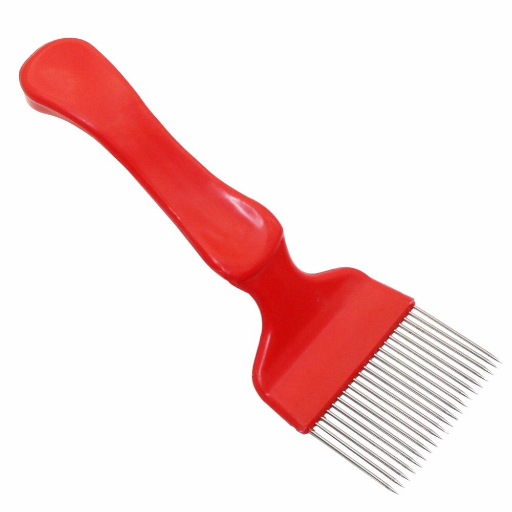 Cuchillo de 21 pines para cortar miel, tenedor, aguja, peine, productos de abejas, pala, equipo de apicultura, 1 pieza