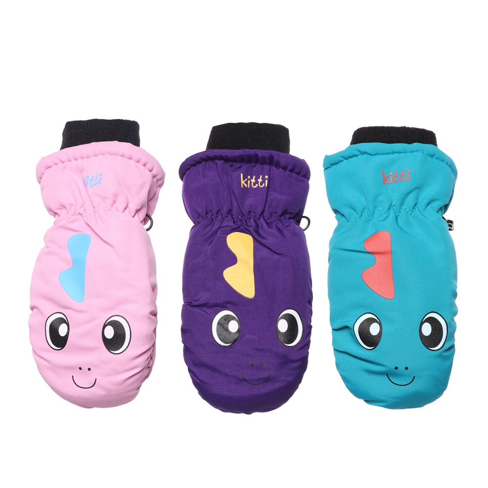 Enfants hiver gants de Ski garçons filles sport imperméable à l'eau coupe-vent anti-dérapant neige mitaines étendu poignet gants de Ski