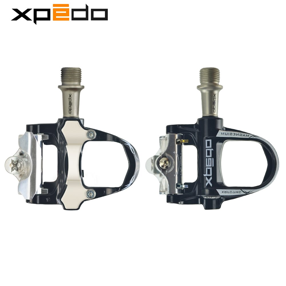 Pedale senza clip della bicicletta della strada di Xpedo XRF07MC con 2 coppie guarda il pedale 235 g/paia della lega del magnesio di autobloccante dei tacchetti compatibili di Keo