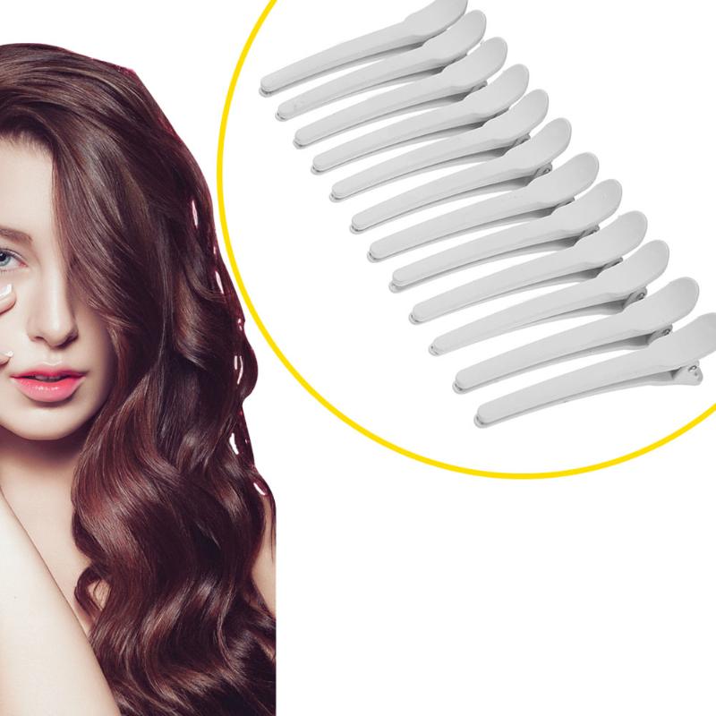 10/12 stk frisør sort sektion klemmer hår spænder plast frisør hårnåle klippe salon hår styling værktøjer