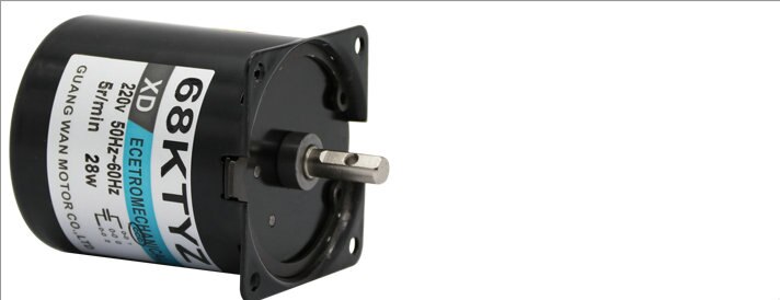 AC 220V 28W Miniature Permanent Magnet Synchronous AC Motor Slow Forward and Reverse Small Motor Gear Reducer Motor