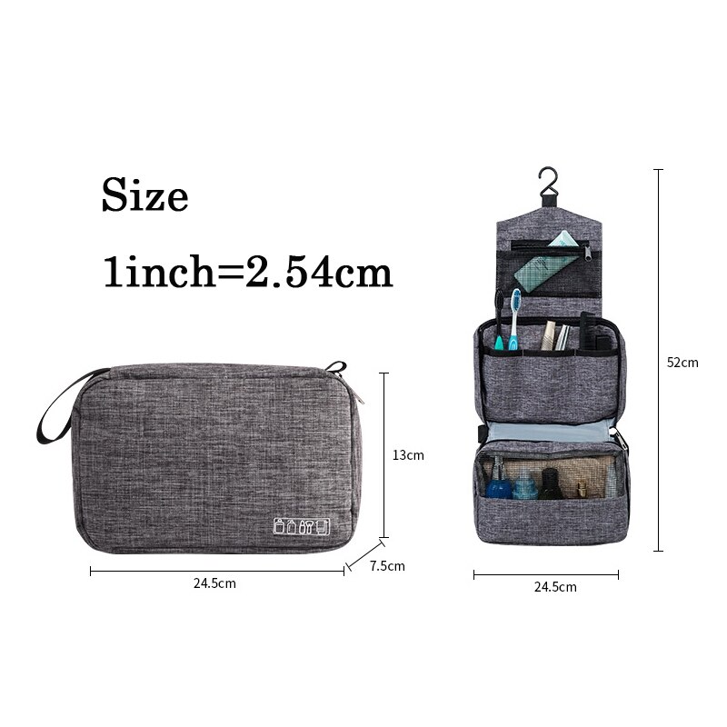 Local Stock Travel Makeup Cosmetic Bag Toiletry Wash Case Organizer Storage Hanging Pouch