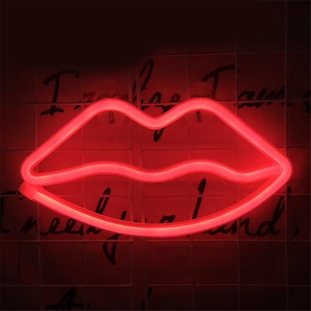 LED Neon Light Sign LOVE HEART Wedding Party Decoration Neon Lamp Valentines Day Anniversary Home Decor Night Lamp: S