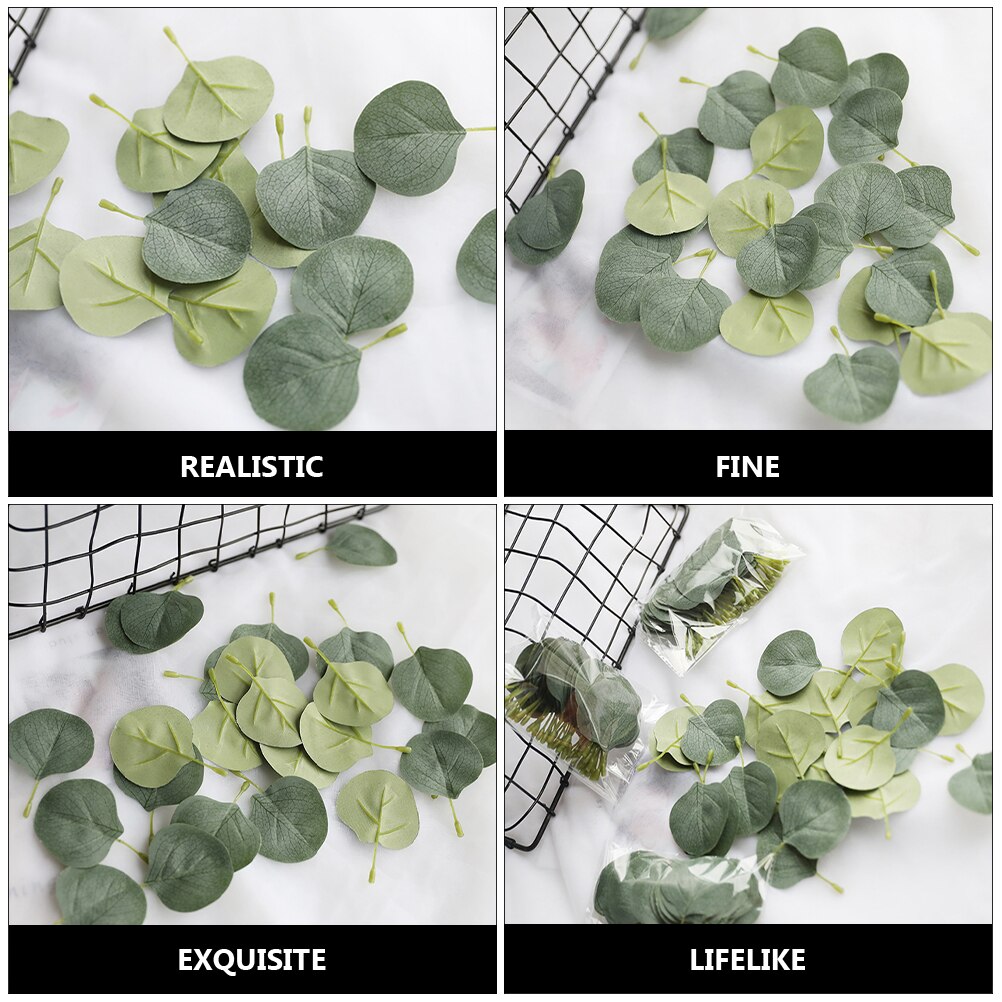 10 Rami Di Eucalyptus Artificiali, 28 Cm, Finti Fiori Verdi In Plastica, Per Decorazione Casa, Giardino, Matrimonio, Composizioni Fai Da Te - 3