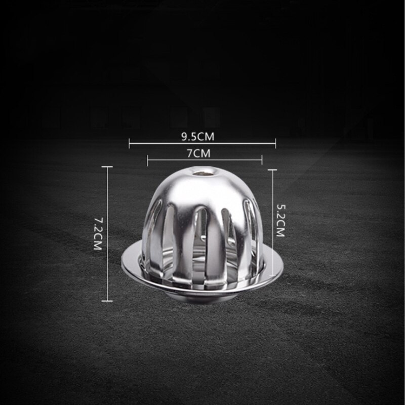 1 st Rvs Balkon Afvoerputje Vierkante Ronde Draad Tekening Rechte 90-110 Pijp Afvoerputje: E