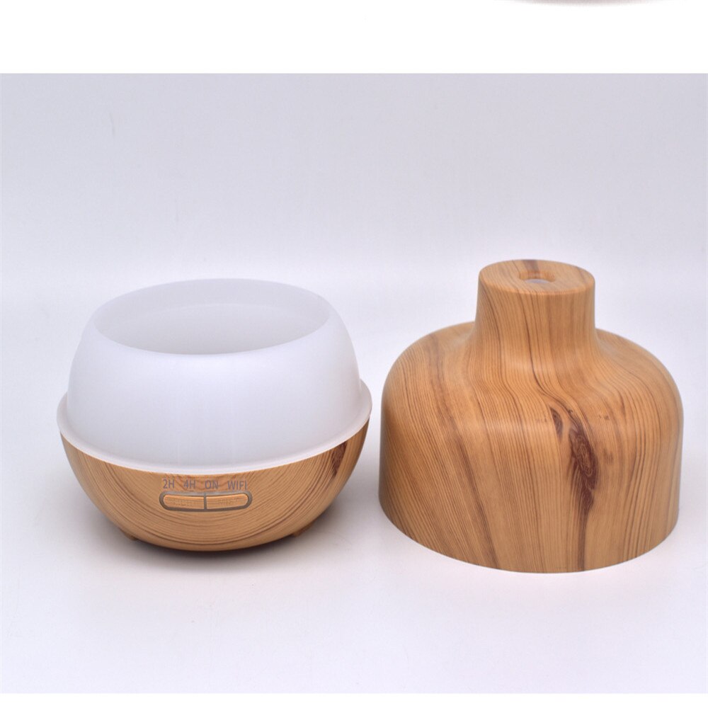 Difusor ultrasónico de aceites esenciales, humidificador de aire inteligente con Wifi, Control por voz, aplicación Alexa y Google, 400Ml