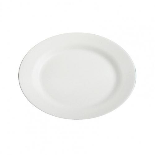 Reusable Attractive Anti-slid Base Easy Clean Food Plate Portable Food Plate Stackable for:  Beige 28cm