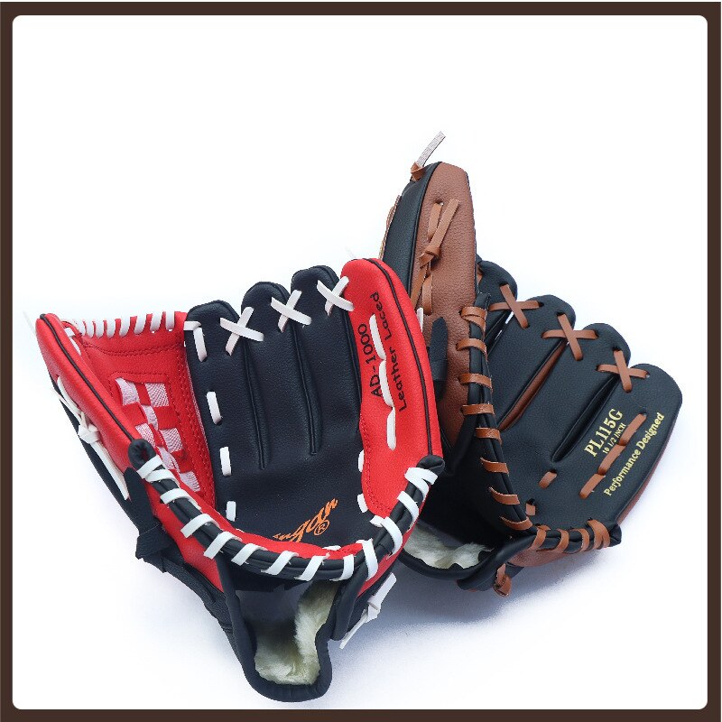 Kids Baseball Handschoen Lederen Linkerhand Accessoires Baseball Handschoen Lederen Softbal Handschoenen Guante Sofbol Softbal Training