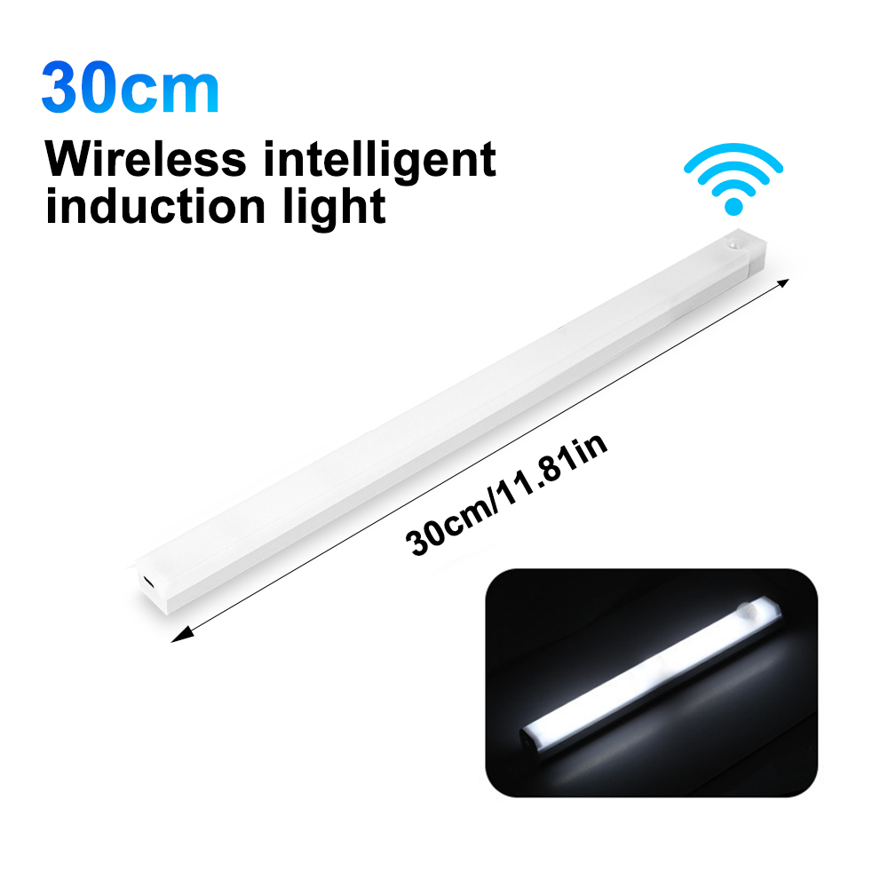 Auto Innen Licht Streifen Bar Lampe für Lieferwagen Bus Wohnwagen Typ-C Ladung LED Gepäck Fach Licht Drahtlose Bewegung Sensor Licht: Kristallblau