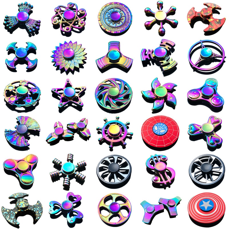 Ręcznie Spinner biuro człowiek okrągły Gyro uśmierzenie lęku stres EDC Focus spinner ręczny zabawki dla dzieci Spinners