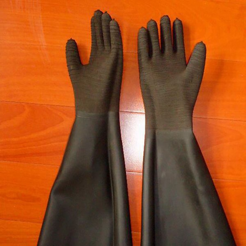 Große Dicker Sandstrahlen Handschuhe Sicherheit Sandstrahler Handschuhe Handschuhe Halfter und Klemme für Sandstrahlen Schrank