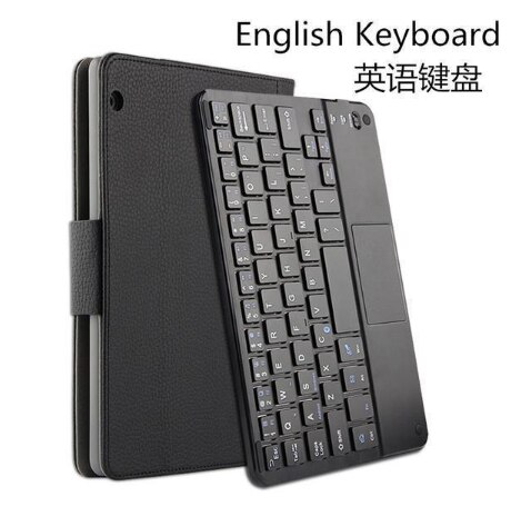 Bluetooth Keyboard Case for Huawei MediaPad M6 8.4 '' VRD-W09 VRD-AL00 Wireless Bluetooth Keyboard Protective Tablet Cover: black