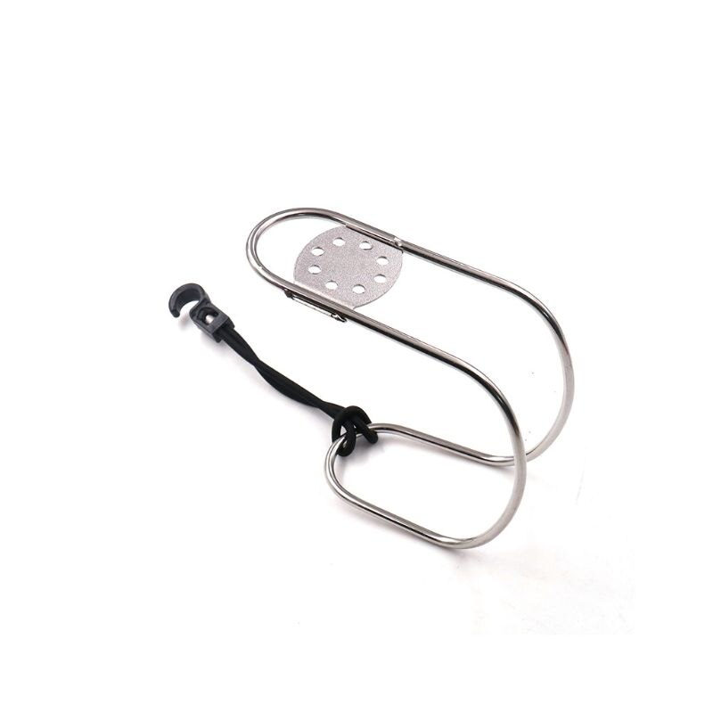 Marine Rvs Hoefijzer Reddingsboei Beugel Reddingsboeien Ring Houder B36B