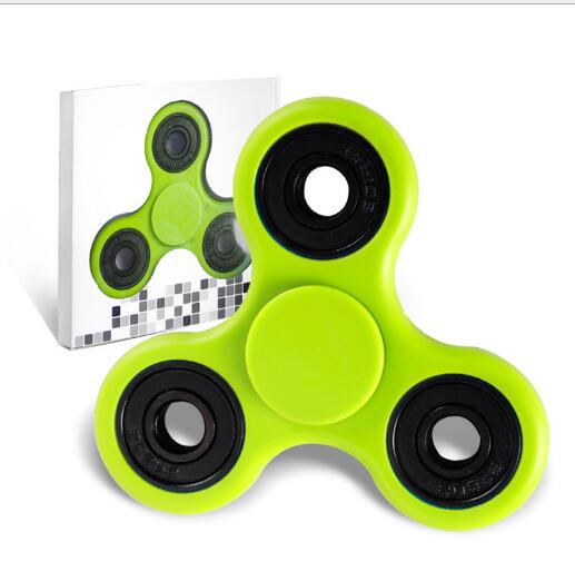 Spinner de juguete verde, rodamientos de cerámica Ultra rápidos silenciosos, juguetes antiestrés, Spinner de mano para chico, YH796-3 para adultos: Blanco