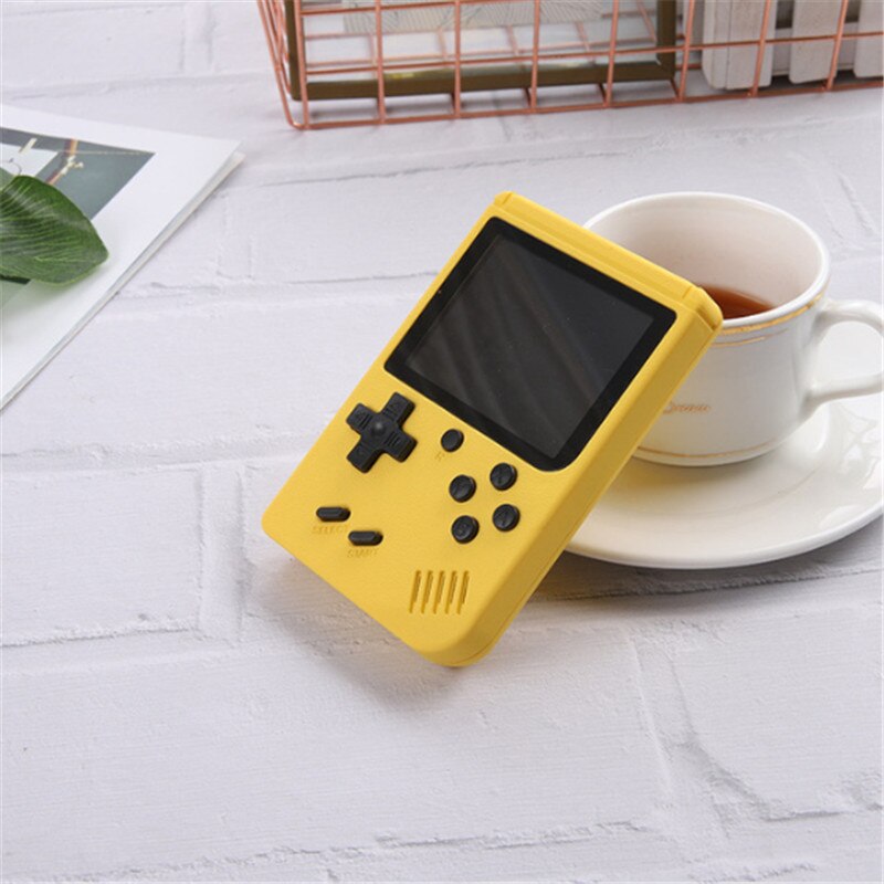 Console per videogiochi portatile retrò lettore di giochi portatile da 3.0 pollici incorporato 500 giochi classici Mini Gamepad tascabile per regalo per bambini: 500 Yellow