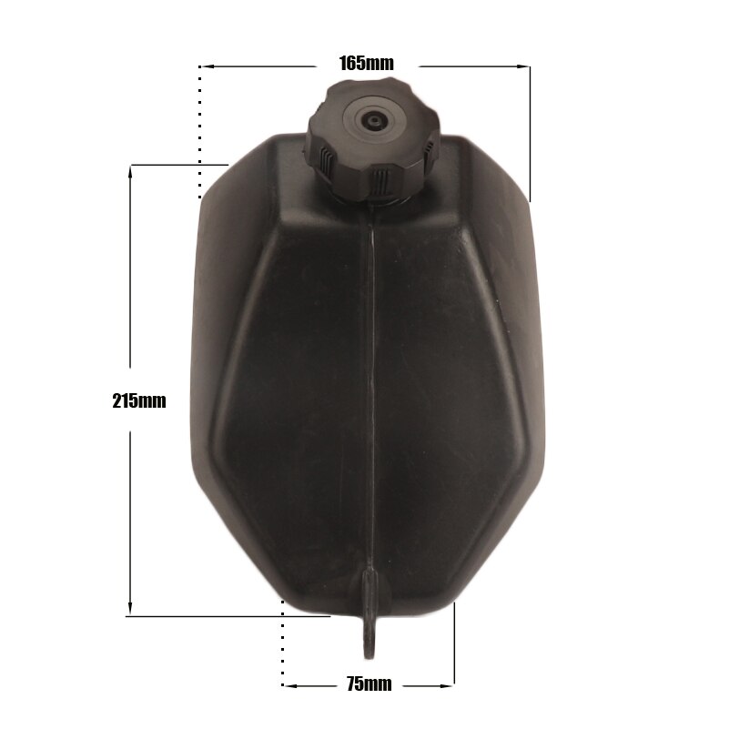Mini gas benzin brændstoftank & hætte til 47cc 49cc 50cc 70cc 90cc kinesisk mini atv quad 4 wheeler atv tilbehør