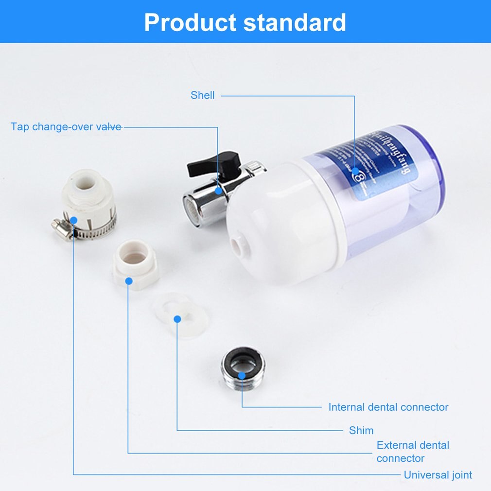 Kitchen Water Faucets Filter Washable Ceramic Faucets Mount Tap Water Purifier Filtro Rust Bacteria Removal Replacement Filter