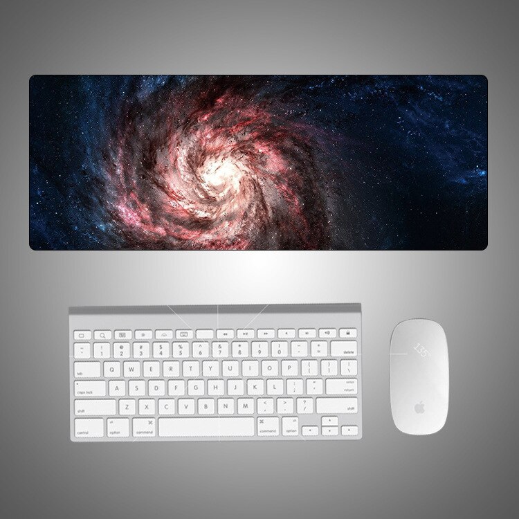 Starry Sky Large Writing Desk Mats Laptop Mouse Mat Mouse Pad Cute Mouse Pad Gaming Deskpad for Office Home Gamer 80x30: 6-800x300x2mm