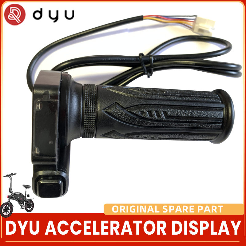 Original DYU D3F Throttle Accelerator Display KH-DX 36V and 48V for DYU Electric Bike and JETSON Bolt Pro Compatible with Atlas
