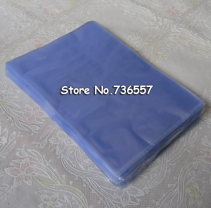 Gratis skibsbindingspakke 12*18cm pvc varmekrympefilm flad varmeforsegling pakningspose klar plastik polypose kosmetikemballage