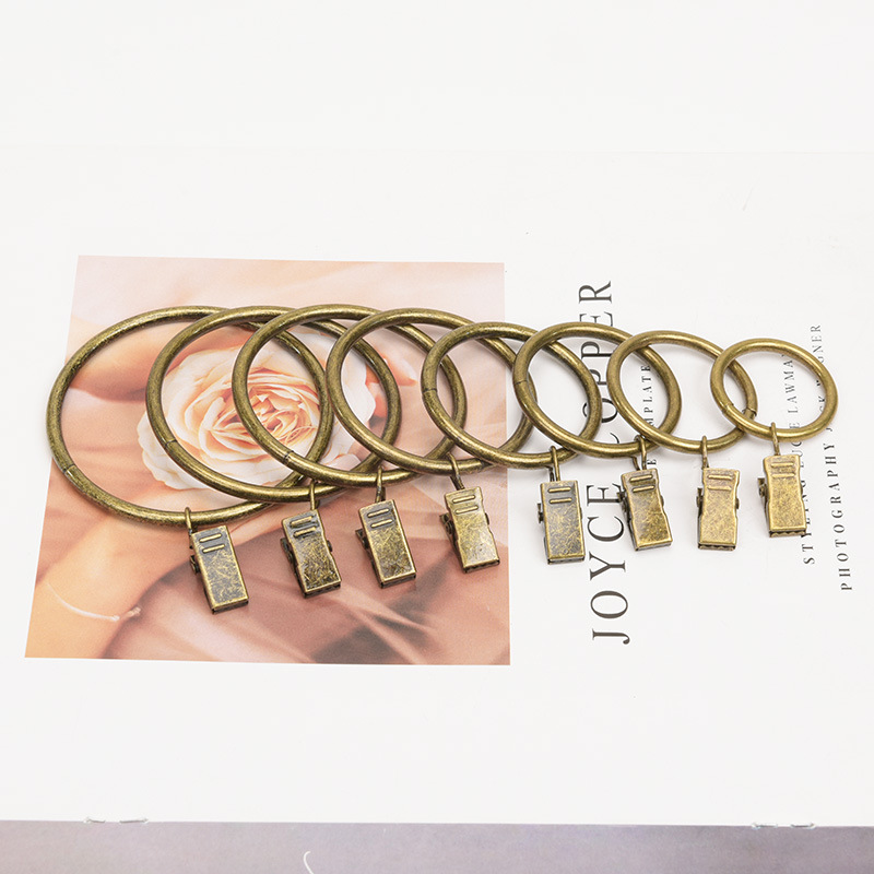 10 Pcs Metall Vorhang Clip Vorhang Ring Schnalle Vorhang Clip Haken Ringe Schellen Gardinen Clips Bad Vorhang Rod Clips Zubehör