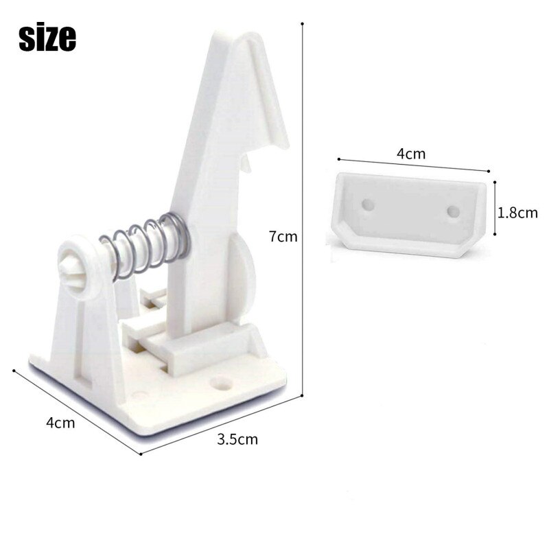 10Stck Art Schrank Schlösser Schutz Baby Sicherheit Schloss für freundlicher Schublade Tür Sicherheit Art Unsichtbare freundlicher Sicherheit