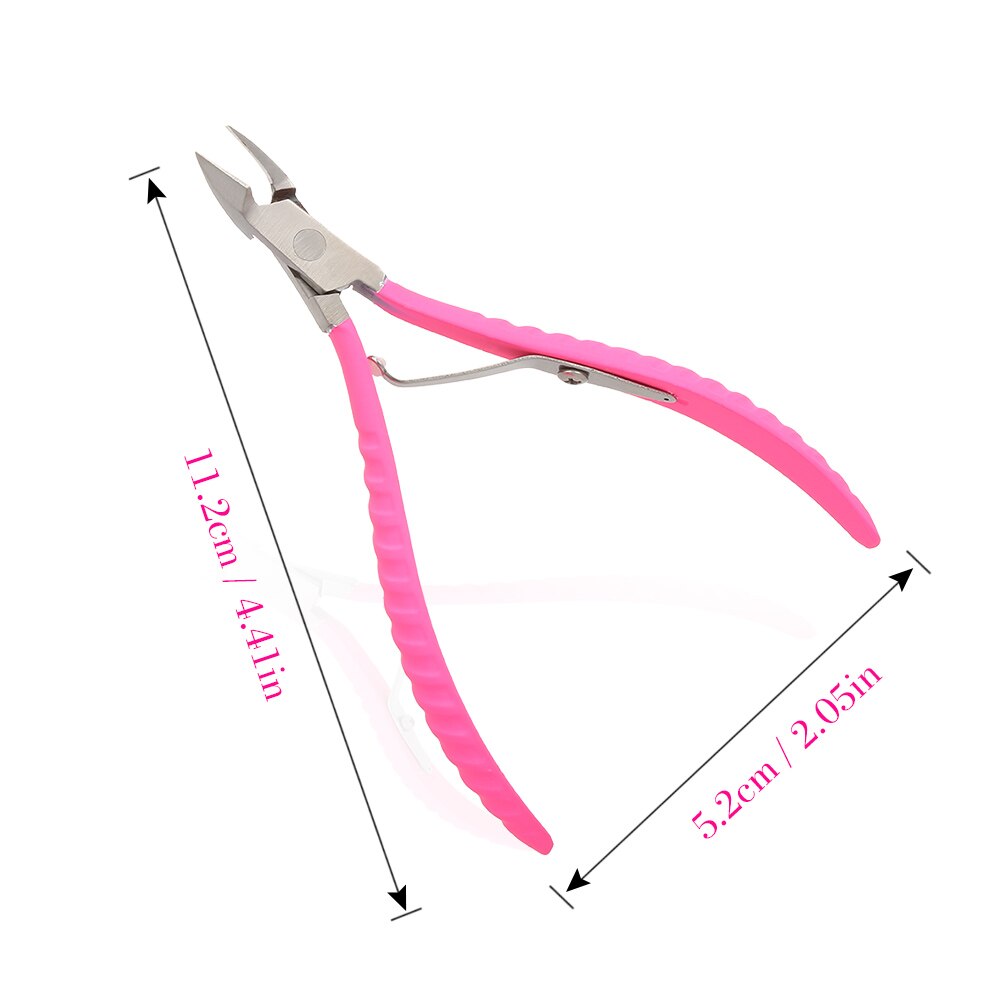 Cortaúñas , pinzas para eliminar la piel muerta, tijeras de cutícula de acero inoxidable, pinzas