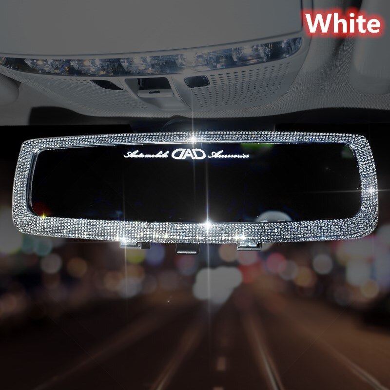Auto Diamant Interieur Achteruitkijkspiegel Met Bling Crystal Diamonds Auto-interieur Spiegel Decoratie