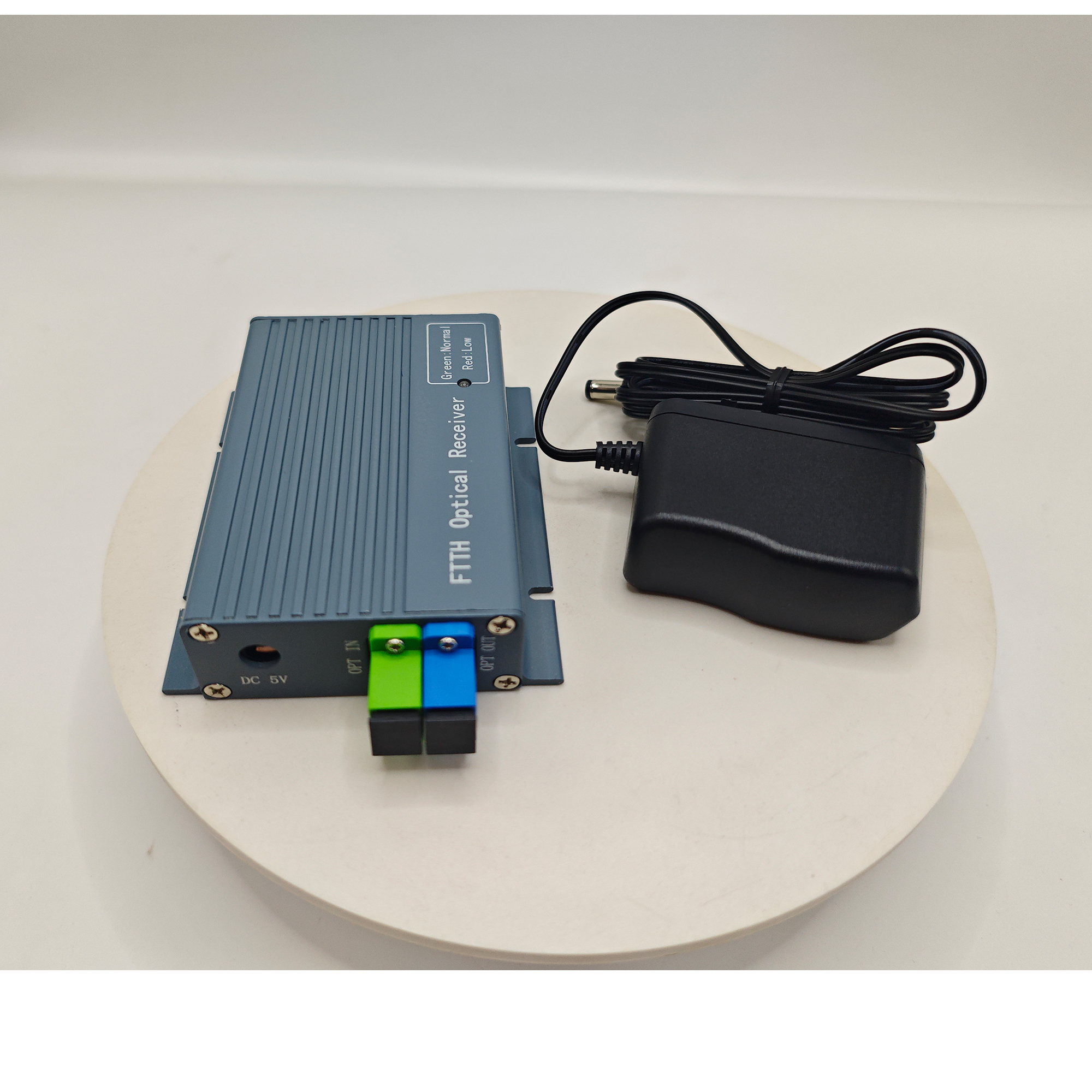 Ricevitore ottico ftth attivo ricevitore in fibra ottica wdm da fibra a rf, trasmissione rf catv+rete + uscita in fibra