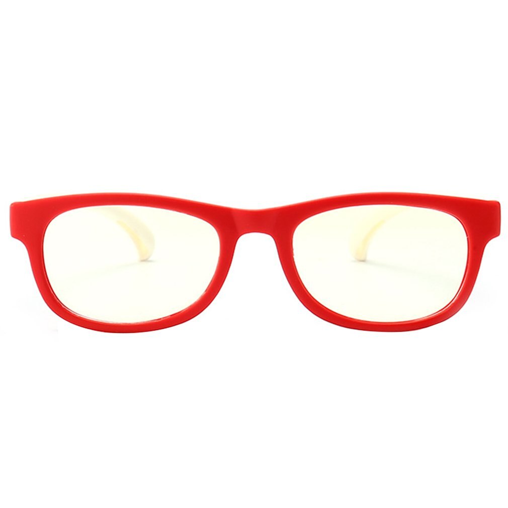 Premium Blue Light Glasses Anti-Uv Goggles Computer Phone Flat Light F8145 Children Portable Plastic Durable: Clear