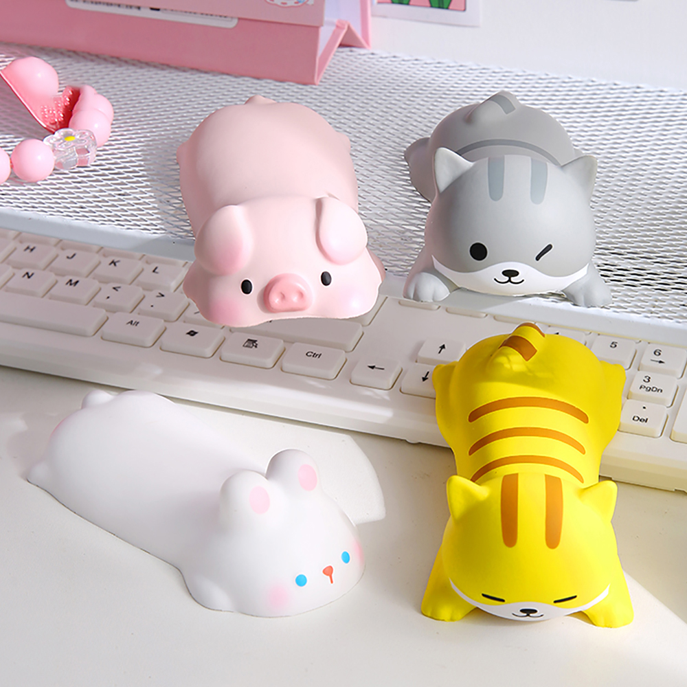Cute Cartoon Pig Cat Rabbit Dog Podkładki na biurko Podkładka pod mysz Komputer stacjonarny Laptop Podkładka pod nadgarstek Kawaii Biuro Podkładka pod nadgarstek Artykuły papiernicze