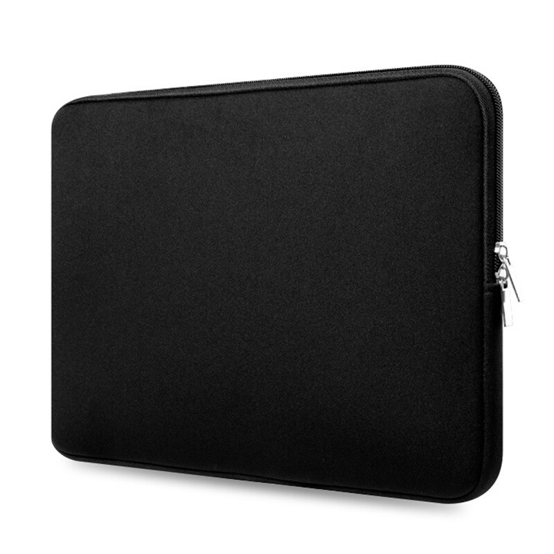 1pc Newest Portable Zipper Soft Sleeve Laptop Bag Laptop Case For MacBook Pro 13inch Protector Case PU Leather Protector Handbag: 01