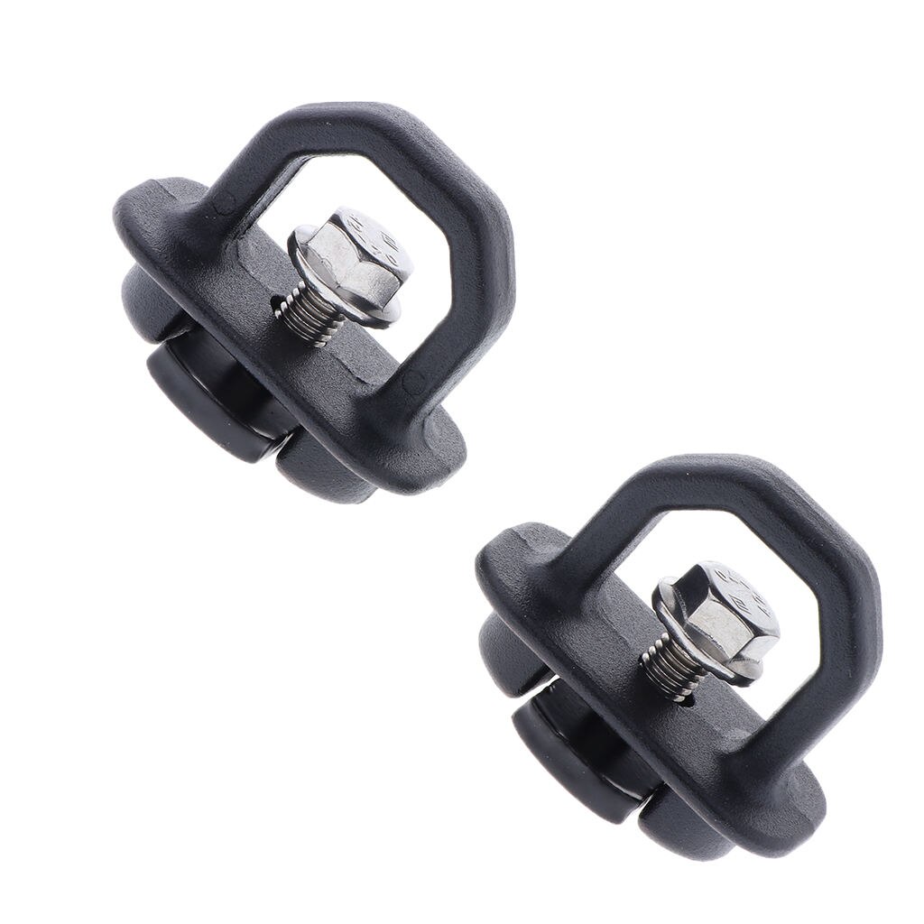 2pc Metal Automotive Car Truck Bed Anchor Points &amp; Eye Bolt Tie Down Hooks Loop for GMC Chevy 2007