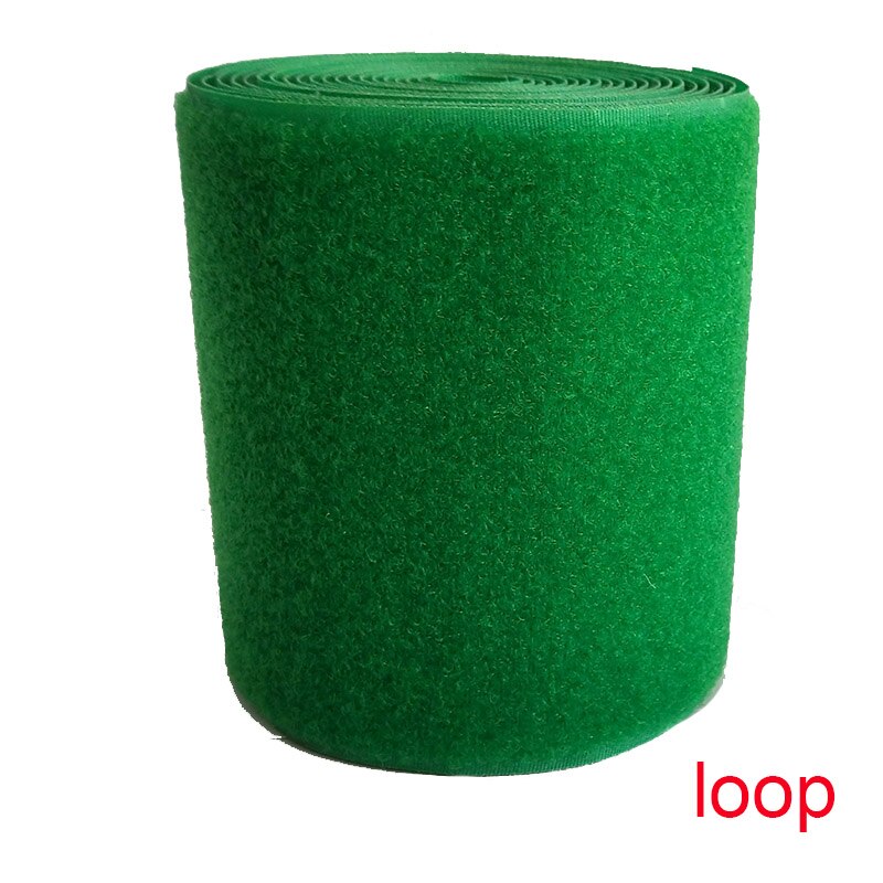 10Cm Breedte Groen Geen Lijm Haak Loop Sluiting Tape Naaien Magic Tape Sticker Strap Couture Kleding Schoen